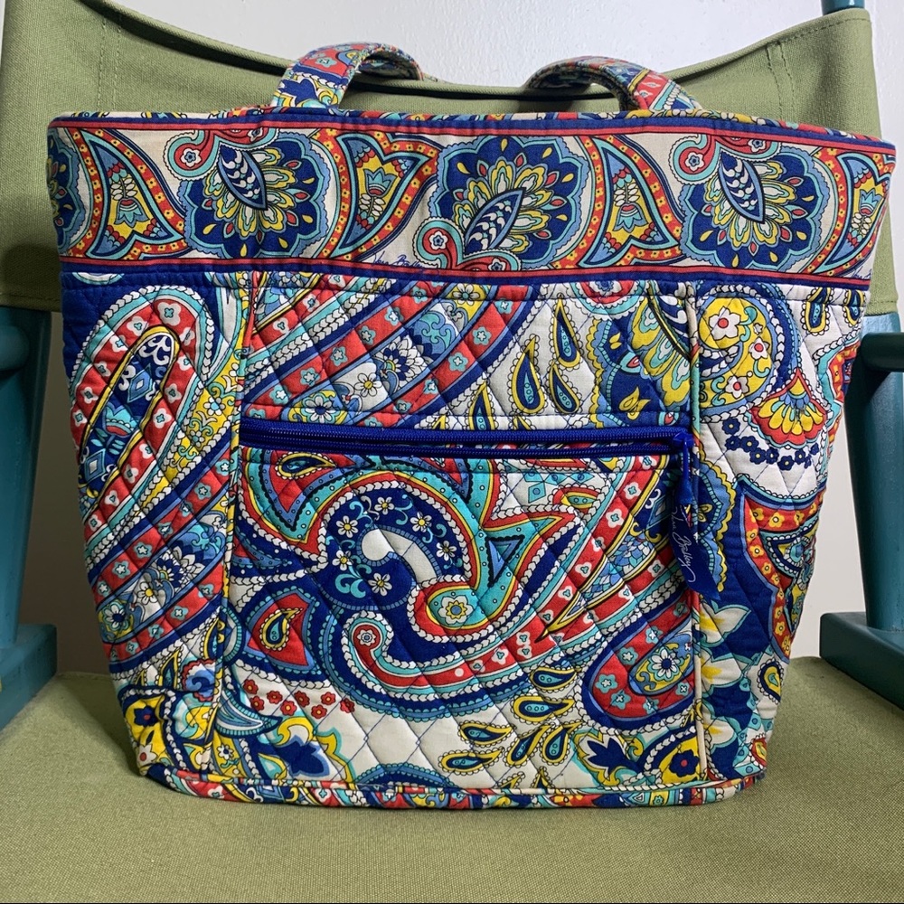 Vera Bradley Marina Paisley Tote Bag